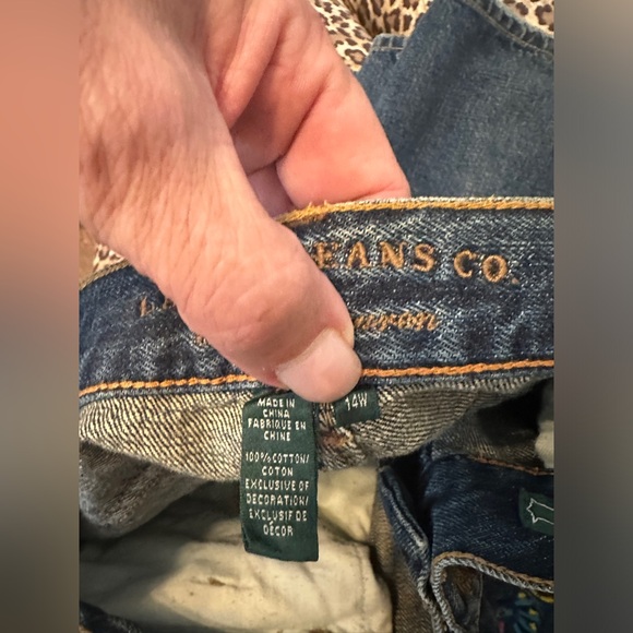 Ralph Lauren Embroidered Dragon Jeans 14W - Picture 6 of 6